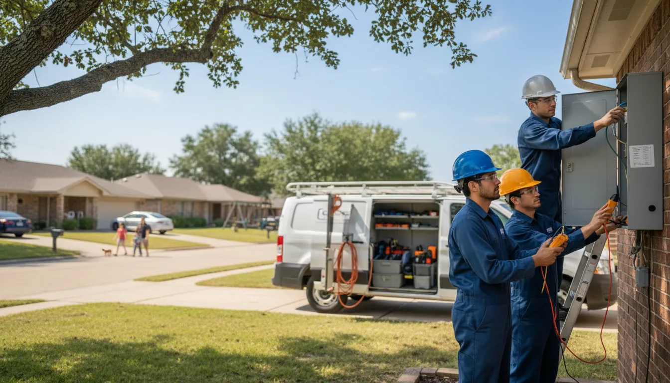 Certified electrician providing emergency electrical services in Leitchfield, KY